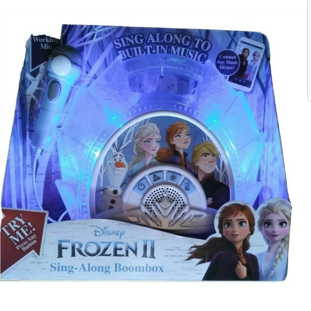 Frozen sing‎ along boombox toy